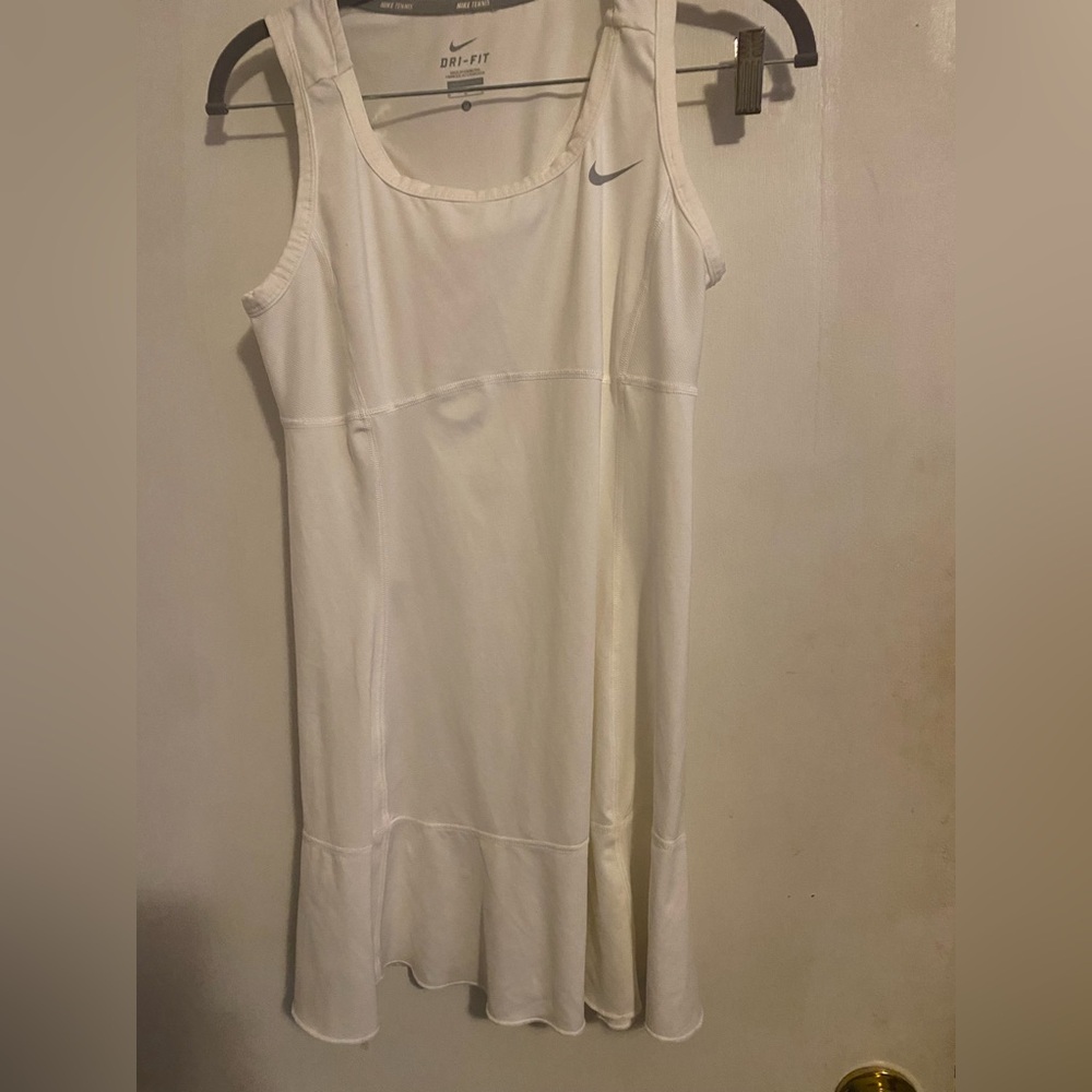 Nike white tennis dress size M